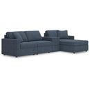  Manufacturer Color_Ink  -- Modmax 92121S40 4 pc Sectional with Chaise and Storage Console IMAGE 1