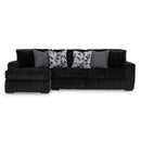  Manufacturer Color_Onyx  -- Signature Design by Ashley Midnight Madness Fabric 2 pc Sectional IMAGE 1