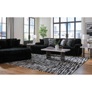  Manufacturer Color_Onyx  -- Signature Design by Ashley Midnight Madness Fabric 2 pc Sectional IMAGE 5