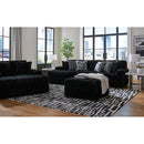  Manufacturer Color_Onyx  -- Signature Design by Ashley Midnight Madness Fabric 2 pc Sectional IMAGE 6