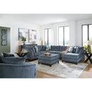  Manufacturer Color_Navy  -- Benchcraft Maxon Place Stationary Fabric Chair with Ottoman IMAGE 4