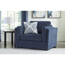  Manufacturer Color_Navy  -- Benchcraft Evansley Stationary Fabric Chair with Ottoman IMAGE 3