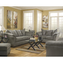  Manufacturer Color_Cobblestone  -- Signature Design by Ashley Darcy Stationary Fabric Chair with Ottoman IMAGE 3