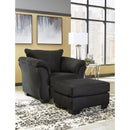  Manufacturer Color_Black  -- Darcy 75008U3 Chair and Ottoman IMAGE 1
