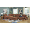  Manufacturer Color_Spice  -- Signature Design by Ashley Modmax Fabric 8 pc Sectional IMAGE 5