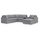  Manufacturer Color_Granite  -- Modmax 92104S51 6 pc Sectional with Audio System and Chaise IMAGE 1