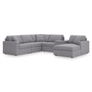  Manufacturer Color_Granite  -- Modmax 92104S53 6 pc Sectional with Chaise IMAGE 1