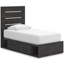  Size_Twin  -- Hollivern PCB2108B17 Twin Panel Storage Bed IMAGE 1