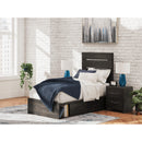  Size_Twin  -- Hollivern PCB2108B17 Twin Panel Storage Bed IMAGE 7