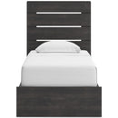  Size_Twin  -- Hollivern PCB2108B18 Twin Panel Bed with Storage IMAGE 3