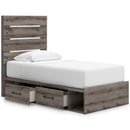  Size_Twin  -- Graystorm PCB2405B18 Twin Panel Storage Bed IMAGE 2