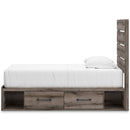  Size_Twin  -- Graystorm PCB2405B19 Twin Panel Bed with Storage IMAGE 5
