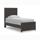  Size_Twin  -- Signature Design by Ashley Prendonea Panel Bed IMAGE 1