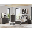  Size_Twin  -- Signature Design by Ashley Prendonea Panel Bed IMAGE 9