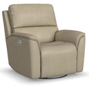  Flexsteel Henry 1041-53P5-94680 Power Recliner - Beige IMAGE 1