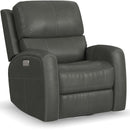  Flexsteel Linden 1043-53P5-94602 Power Recliner - Charcoal IMAGE 1