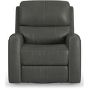  Flexsteel Linden 1043-53P5-94602 Power Recliner - Charcoal IMAGE 4