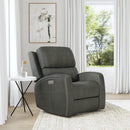  Flexsteel Linden 1043-53P5-94602 Power Recliner - Charcoal IMAGE 7