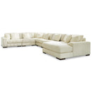  Manufacturer Color_Ivory  -- Signature Design by Ashley Lindyn Fabric 6 pc Sectional IMAGE 1