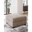  Manufacturer Color_Mocha  -- Benchcraft Olten Fabric Ottoman IMAGE 4