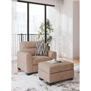 Manufacturer Color_Mocha  -- Benchcraft Olten Fabric Ottoman IMAGE 6