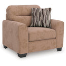  Manufacturer Color_Mocha  -- Benchcraft Olten Stationary Fabric Chair IMAGE 1