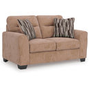  Manufacturer Color_Mocha  -- Benchcraft Olten Stationary Fabric Loveseat IMAGE 1