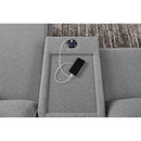  Manufacturer Color_Salt and Pepper  -- Signature Design by Ashley ModMax II Power Reclining Fabric 5 pc Sectional IMAGE 3