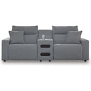  Manufacturer Color_Salt and Pepper  -- Signature Design by Ashley ModMax II Power Reclining Fabric 3 pc Sectional IMAGE 1