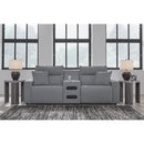  Manufacturer Color_Salt and Pepper  -- Signature Design by Ashley ModMax II Power Reclining Fabric 3 pc Sectional IMAGE 6