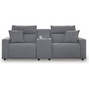  Manufacturer Color_Salt and Pepper  -- Signature Design by Ashley ModMax II Power Reclining Fabric 3 pc Sectional IMAGE 1