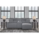  Manufacturer Color_Salt and Pepper  -- Signature Design by Ashley ModMax II Power Reclining Fabric 3 pc Sectional IMAGE 5