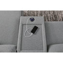  Manufacturer Color_Salt and Pepper  -- Signature Design by Ashley ModMax II Power Reclining Fabric 7 pc Sectional IMAGE 5