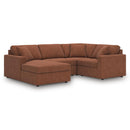  Manufacturer Color_Spice  -- Signature Design by Ashley Modmax Fabric 4 pc Sectional IMAGE 1