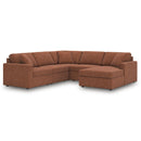  Manufacturer Color_Spice  -- Signature Design by Ashley Modmax Fabric 5 pc Sectional IMAGE 1