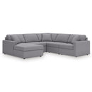  Manufacturer Color_Granite  -- Modmax 92104S67 5 pc Sectional with Chaise IMAGE 1