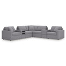  Manufacturer Color_Granite  -- Modmax 92104S69 7 pc Balanced Sectional with Audio and Storage Consoles IMAGE 1