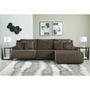  Manufacturer Color_Chocolate  -- Signature Design by Ashley Top Tier Reclining Fabric Sofa IMAGE 3