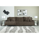  Manufacturer Color_Chocolate  -- Signature Design by Ashley Top Tier Reclining Fabric Sofa IMAGE 3