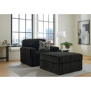  Manufacturer Color_Onyx  -- Signature Design by Ashley Midnight Madness Stationary Fabric Chair IMAGE 5