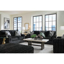  Manufacturer Color_Onyx  -- Signature Design by Ashley Midnight Madness Stationary Fabric Sofa IMAGE 11