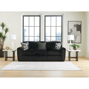  Manufacturer Color_Onyx  -- Signature Design by Ashley Midnight Madness Stationary Fabric Sofa IMAGE 4