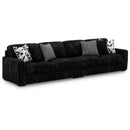  Manufacturer Color_Onyx  -- Signature Design by Ashley Midnight Madness Fabric 2 pc Sectional IMAGE 1