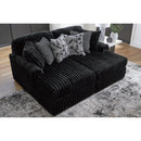  Manufacturer Color_Onyx  -- Signature Design by Ashley Midnight Madness Fabric Chaise IMAGE 4