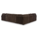  Manufacturer Color_Chocolate  -- Midnight-Madness 98104S3 4 pc Sectional with Chaise IMAGE 2
