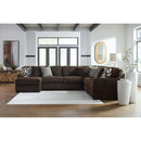  Manufacturer Color_Chocolate  -- Midnight-Madness 98104S4 4 pc Sectional with Chaise IMAGE 3
