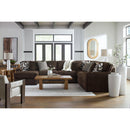  Manufacturer Color_Chocolate  -- Midnight-Madness 98104S4 4 pc Sectional with Chaise IMAGE 5