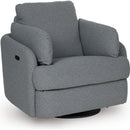  Manufacturer Color_Salt and Pepper --  Signature Design by Ashley Alainmont Next Gen Nuvella Power Swivel Fabric Recliner IMAGE 1