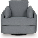  Manufacturer Color_Salt and Pepper --  Signature Design by Ashley Alainmont Next Gen Nuvella Power Swivel Fabric Recliner IMAGE 4