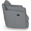  Manufacturer Color_Salt and Pepper --  Signature Design by Ashley Alainmont Next Gen Nuvella Power Swivel Fabric Recliner IMAGE 5